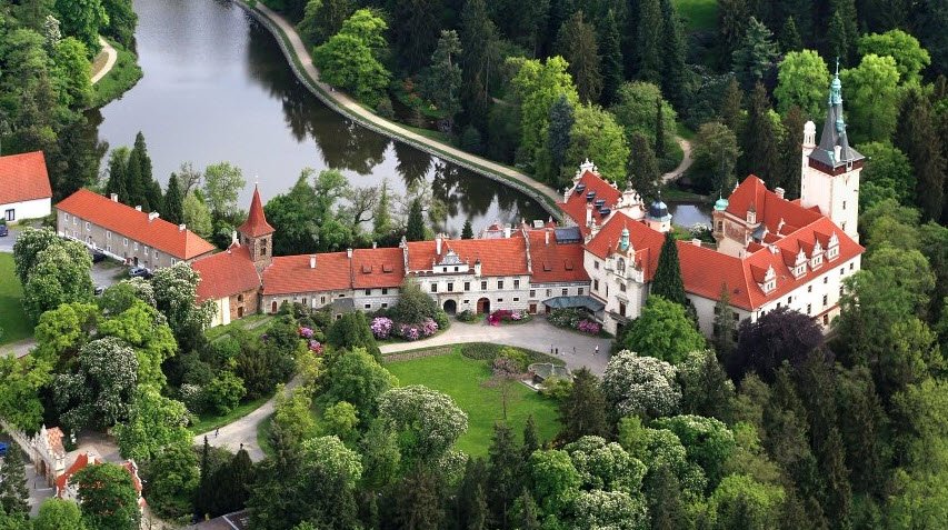 Průhonice Chateau, Průhonice, Czechia, Czech Republic (Czechia)